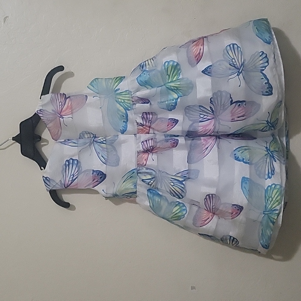 Girls church dress 3T -Purple Rose - Picture 2 of 3